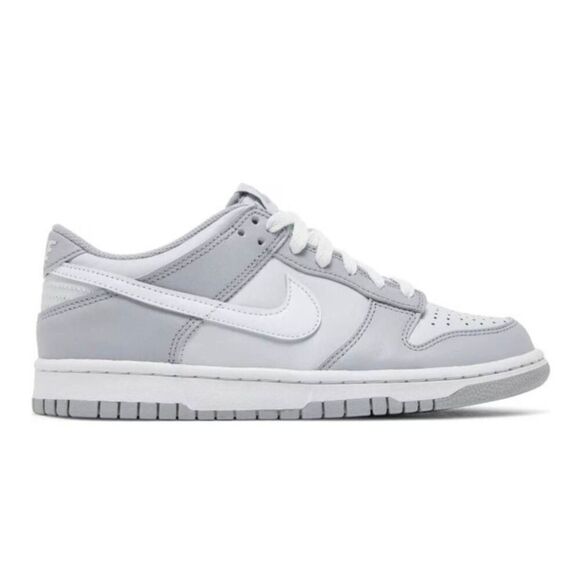 NIKE Dunk Low 'Pure Platinum Wolf Grey' Sneakers Toddlers Size 11C - Picture 1 of 7